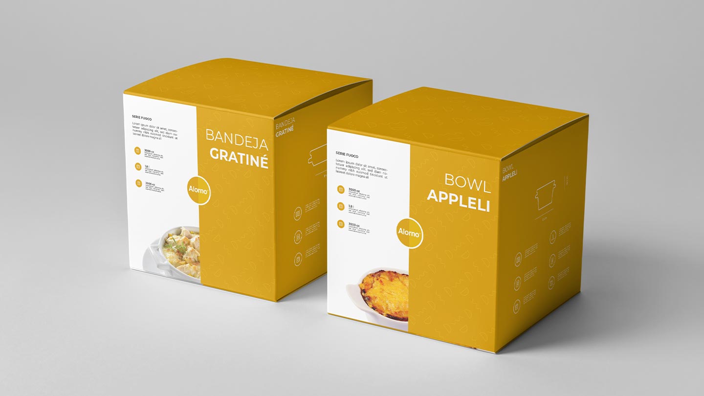 packaging alorno