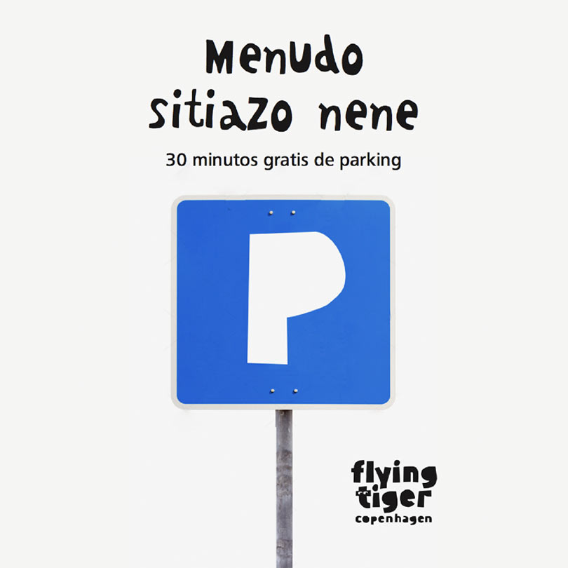 Comunicación señal de parking flying tiger