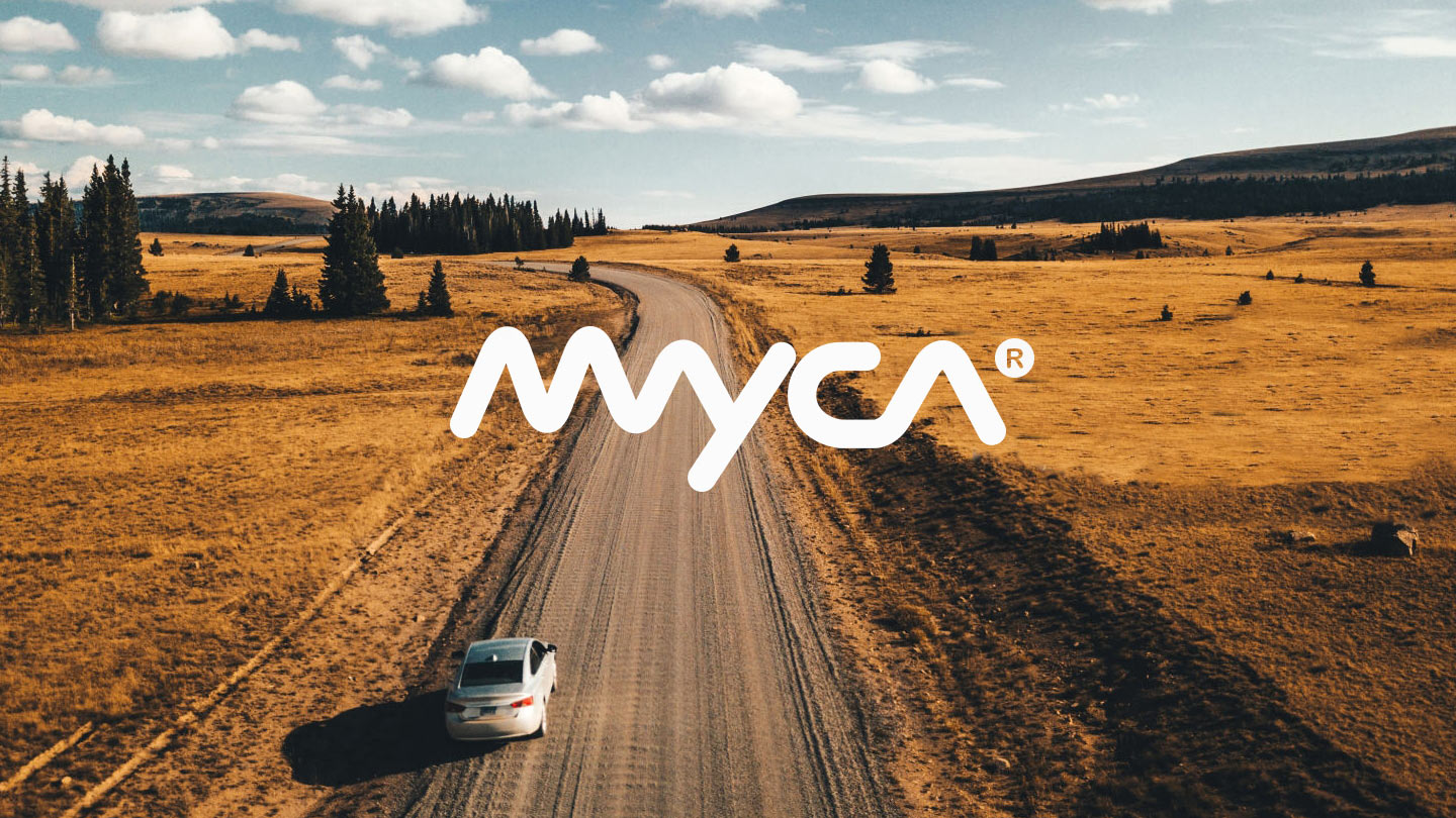 paisaje con logotipo Myca