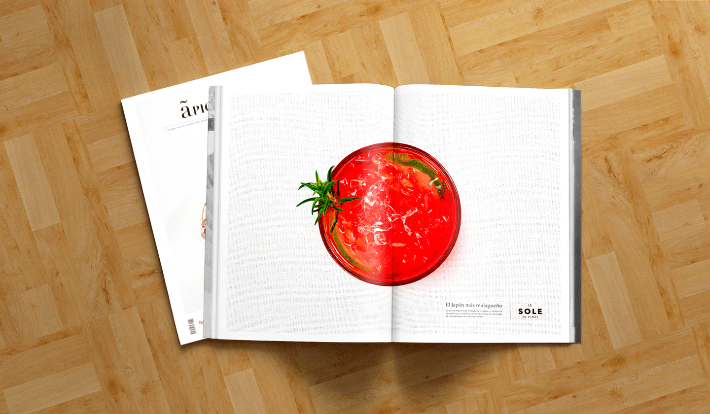 revista tomate y jamón serrano La Sole de El Pimpi