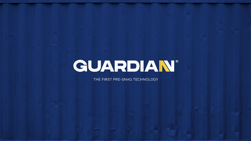 Logotipo Guardian sobre contenedor