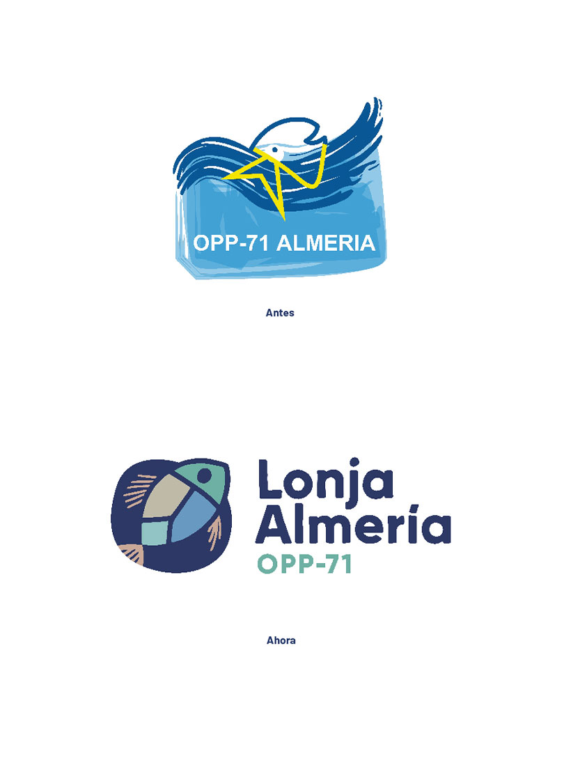 Cambio logotipo Lonja de Almería
