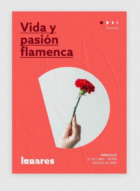 Cartel vida y pasión flamenca