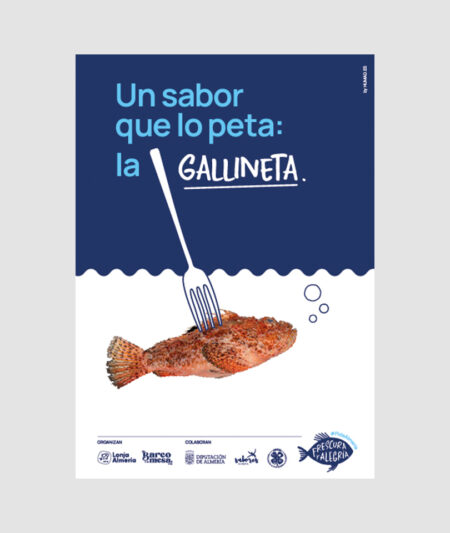 Cartel Gallineta de la campaña Pide Almería realizada por Humad