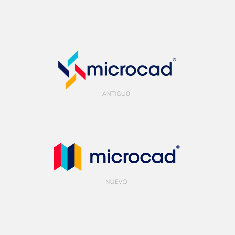 Comparación logotipo nuevo y antiguo