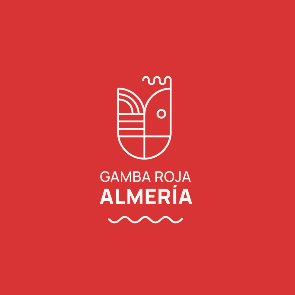 Logotipo a línea Gamba Roja